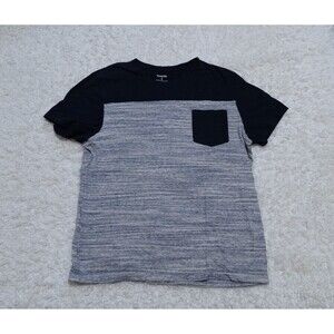 Express Short Sleeve Blue Shirt Pocket Men's Size XL